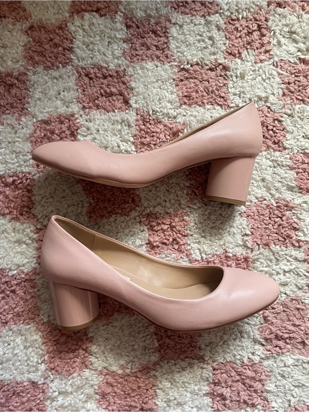 Matt & Nat Blush Pink Round-Toe Heels